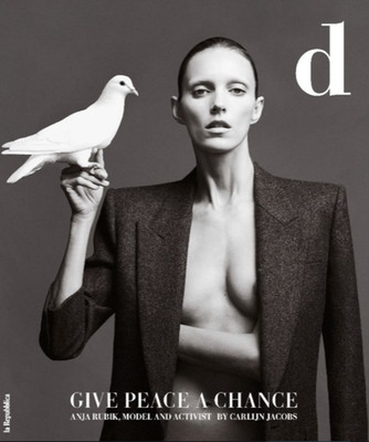 ANJA RUBIK Paolo Roversi OSKAR GRZELAK D La Repubblica Magazine March 2022