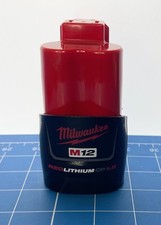 Genuine OEM Milwaukee 48-11-2401 M12 Battery 12V CP 1.5Ah Red Lithium Open Box