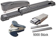 Langarmhefter Tacker bis 20 Blatt schwarz inc...