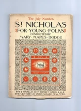 St. Nicholas Magazine Vol. 23 #9 FR 1896 Low Grade