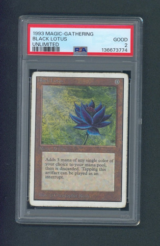 Magic the Gathering MTG Unlimited Black Lotus PSA  - Power 9