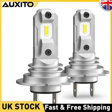 AUXITO LED Bulb H7 Headlight High Low Beam Conversion Kit White Error Free Cars