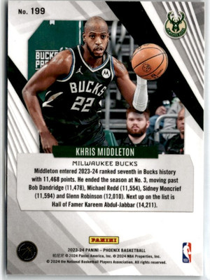 NBA khris middleton RC 25枚限定auto!