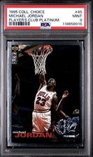 1995 UD Collectors Choice Michael Jordan Players Club Platinum # 45 PSA 9