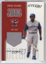 2003 Donruss Studio Player Collection Jerseys 102/300 Carlos Delgado 0v1