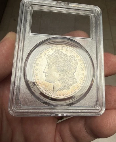 1884-S Morgan Silver Dollar CHOICE AU+ Nice Color