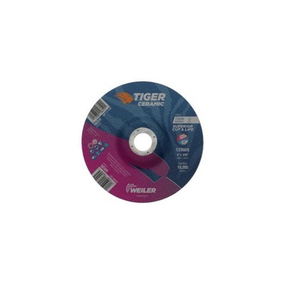 Weiler 58309 Tiger Ceramic Cutting Wheel 6in x .045 x 7/8in Type 27 CER60S