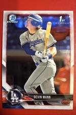 2018 Bowman Draft - Chrome Devin Mann #BDC-15 (RC)