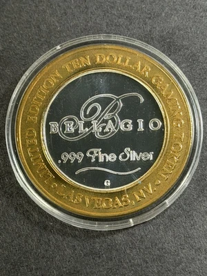 Bellagio 限定版 10ドル　シルバー Bellagio Silver Indiana Collectible Casino Tokens for sale | eBay