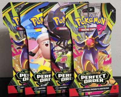 buying pokemon cards on ebay 1 Pack PERFECT ORDER Pokemon TCG Sleeved Booster 10 CARDS, RANDOM ART, NEW