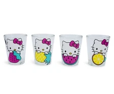 Hello Kitty 1.5-Ounce Mini Shot Glasses | Set of 4