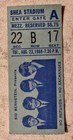 The Beatles Shea Stadium 1966 Concert Ticket Stubs 3 in a row — photo 3