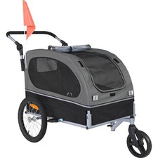 Pet Bicycle Trailer  Stroller Dog Cat Bike Carrier 88 lbs Water Resistant
