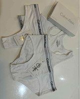 Calvin Klein Womens Knickers Panties 3 Pack Thongs Underwears