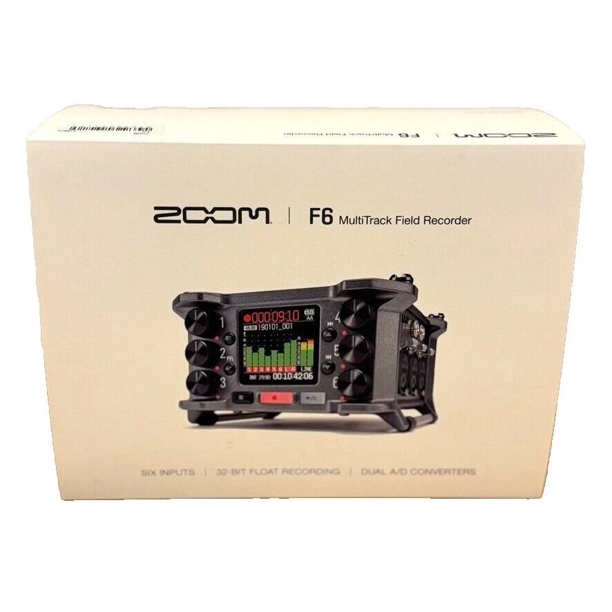 Zoom F6 Multi Track Field Recorder 32-Bit Float Recording Japan