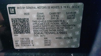 Chassis Brain Box GMC TERRAIN 18 19 20 21 22 23 24