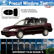 Precut All Sides Window Film Any Tint Shade For Honda Civic Sedan 1996-2000