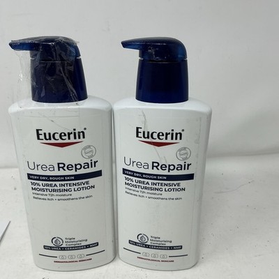 2 Eucerin UreaRepair Plus Lotion 10% Urea 400ml (13.53floz) Damaged Bottles