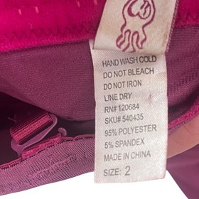 Vintage Torrid Corset Bustier Fuchsia Purple Ruffle Women Size 2X Sexy Bombshell