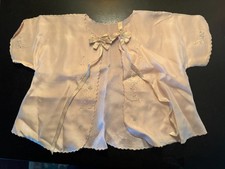 ANTIQUE VICTORIAN  EMBROIDERED Open Tie top  FOR BABY DOLL