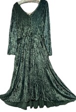 dark green velvet dress products for sale | eBay