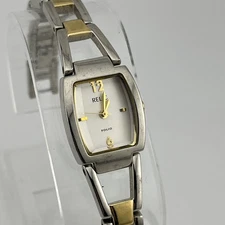 Relic Folio Watch Women 18mm Silver Gold Two Tone Band 6.5" Band- New Battery
