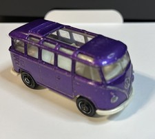 Vintage 1998 Matchbox 1960s VW Transporter Bus Purple Volkswagen