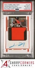 2023 THREE AND TWO JERSEYS HOLO SILVER JACKSON HOLLIDAY RC #/12 PSA 8 DNA AUTO 9