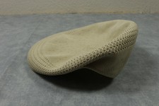 Kangol Hat Beret Ventair Fitted Mens Medium Beige Knit Lightweight Casual