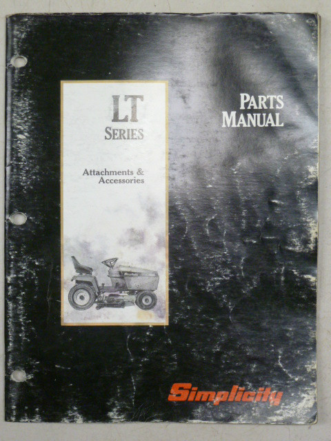 SIMPLICITY LT SERIES MOWER TRACTOR ATTACHMENTS ACCESSORIES PARTS