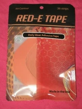  Red Liner Contour Tape 36 Pc _Double-sided_ AA Wig Toupee Hairpiece Tape.