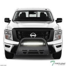 Tlaps For 2016-2024 Titan Matte Black Studded Mesh Bull Guard120w Cree Led Bar Tlaps For 2016-2024 Titan Matte Black Studded Mesh Bull Guard120w Cree Led Bar