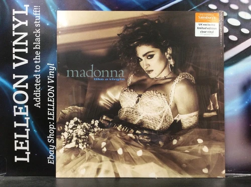 Madonna Like A Virgin Ltd Ed Clear Vinyl LP Vinyl 8122-79735 Pop 80's New & Seal