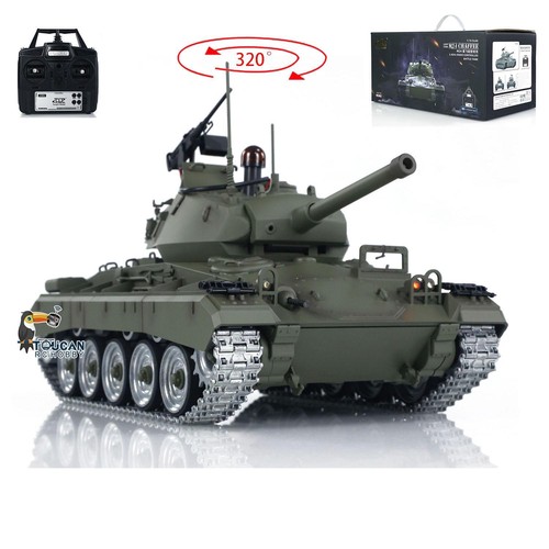 1/16 Tongde M24 Chaffee RC Light Tank Infrared Combating Sys Upgraded Wheels - Picture 2 of 12