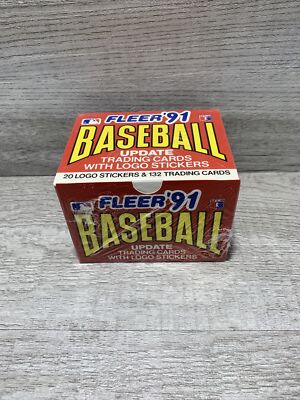 1991 Fleer Update Baseball Complete Factory  Sealed  Set (132-Cards + Stickers)