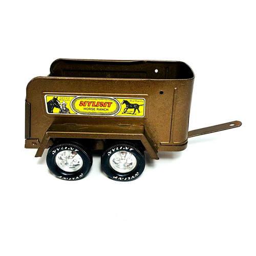 NYLINT HORSE RANCH TRAILER / DIE CAST TOY VINTAGE GUC - Picture 5 of 9