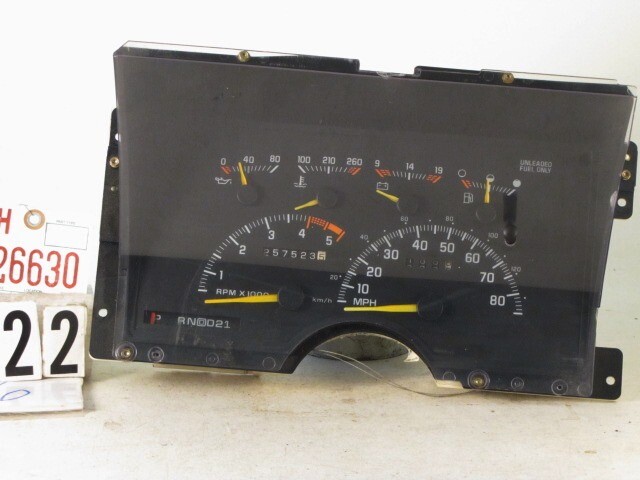 1992 93 94 Speedometer Tach Cluster chevy truck gm silverado 1500 2500