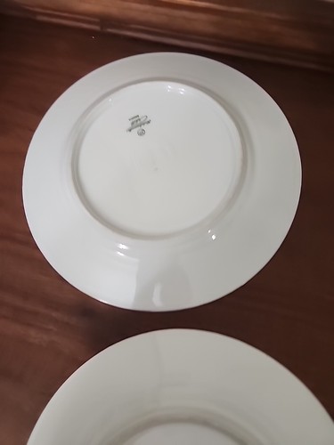 hutschenreuther selb bavaria set 4 Salad Plates Monogrammed A S Gold rim 8 5/8" - Bild 14 von 19