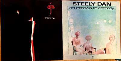 STEELY DAN VINYL RECORD LOT - AJA & COUNTDOWN TO ECSTASY - LP'S