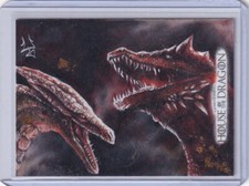 House of the Dragon Hand Drawn Sketch Card by Yara Alves