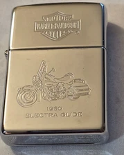 1998 Harley 1960 Electra Glide Motorcycle Through The Decades Zippo Lighter