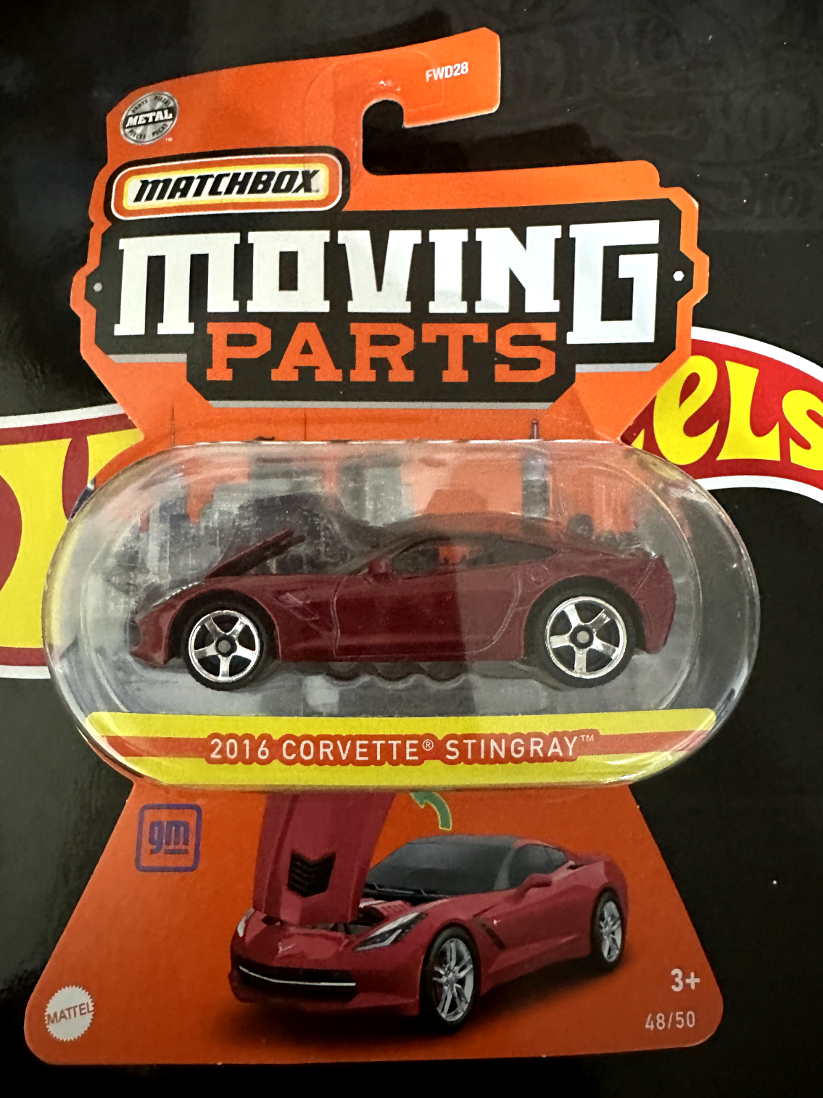 2022 MATCHBOX MOVING PARTS 2016 CORVETTE STINGRAY RED COMBINE SHIPPING
