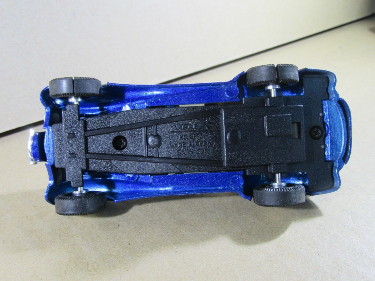 432S Welly No 8874 China BMW 328 Blue Metallic Friction Toy