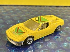 Vintage Summer Maserati Merak SS Yellow Diecast Toy Supercar RARE 80's Marz Karz