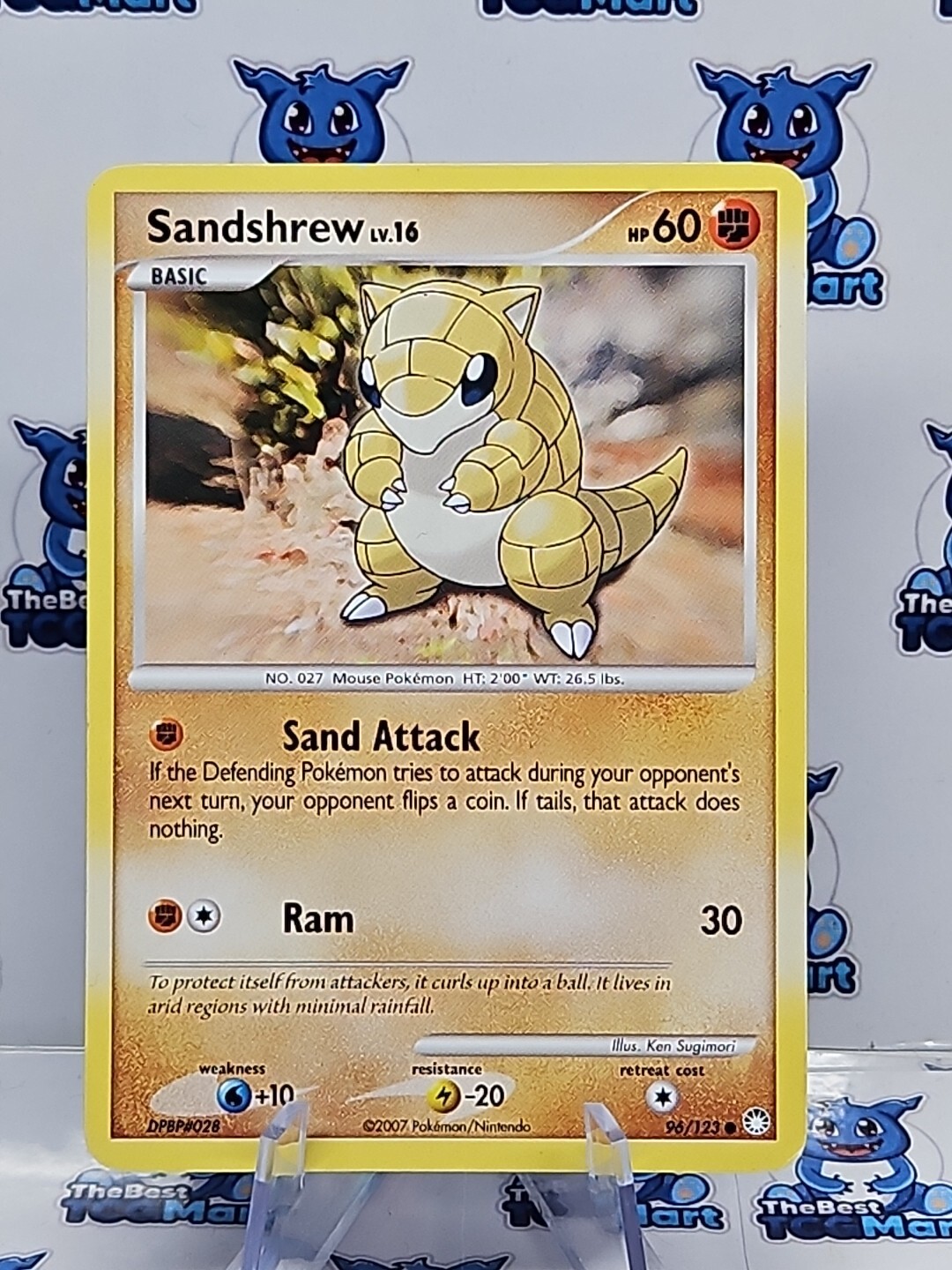 Sandshrew 96/123 Mysterious Treasures Pokemon LP