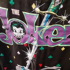 Batman DC Comics Joker Laughs Vintage T Shirt Changes Tag 1989 Graphic Decal