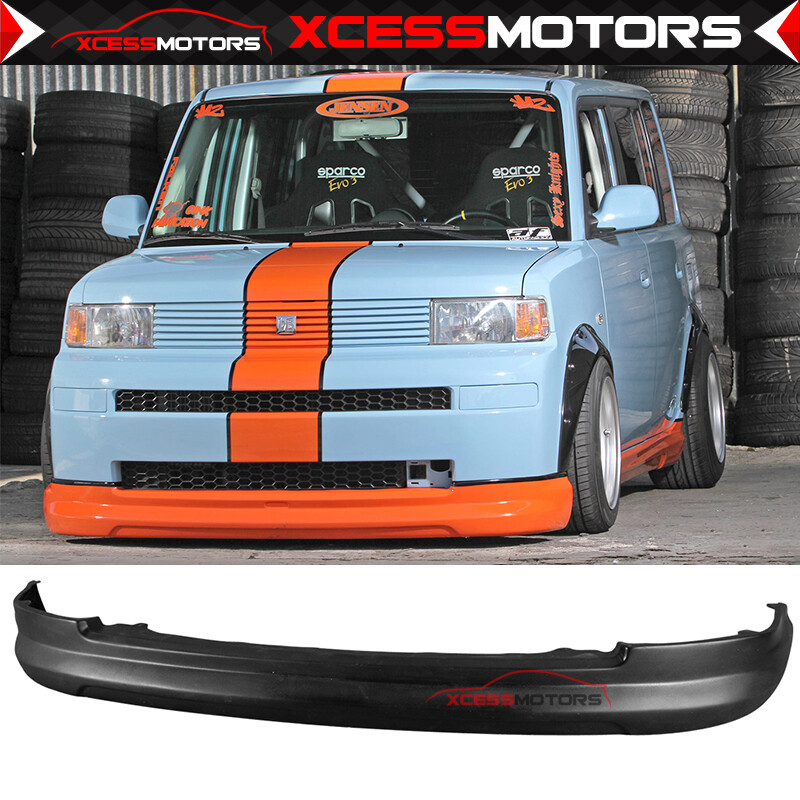 ピチュー Fits 04-06 Scion xB K-Style Front Bumper Lip Spoiler Lower Bodykit