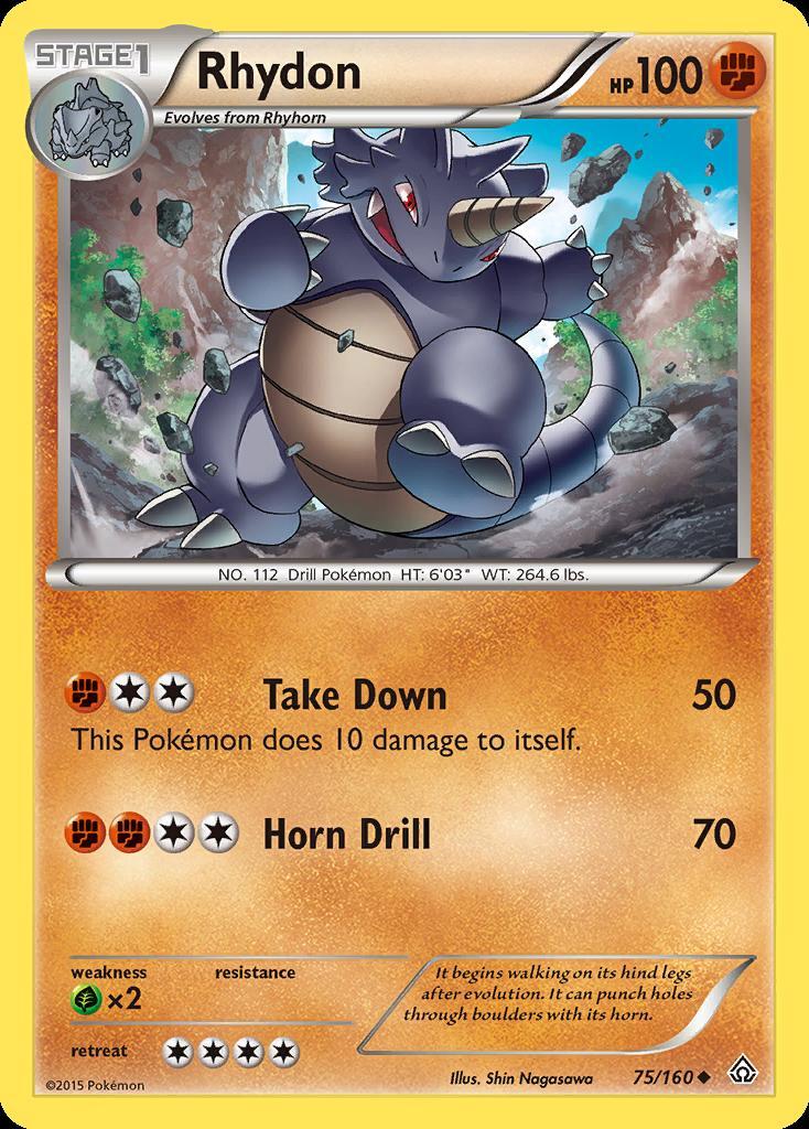Pokemon Rhydon (75/164) Primal Clash LP