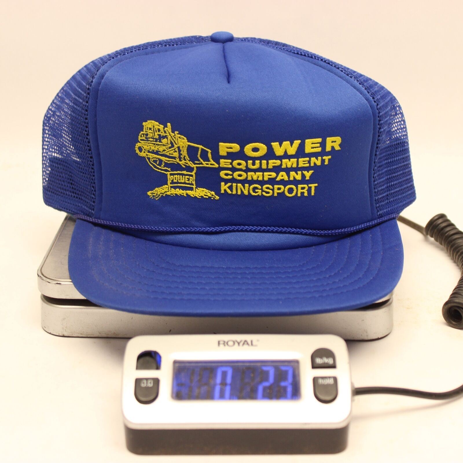 Power Equipment Company Kingsport Blue Adjustable Trucker Hat Cap by Mohr's