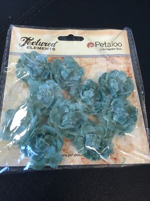 Petaloo Mini Garten Rosetten X10 Leinwand
